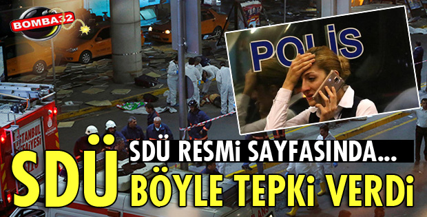 SDÜ İŞTE BÖYLE TEPKİ VERDİ!