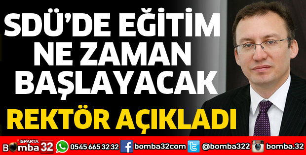 SDÜ KARMA EĞİTİM YÖNTEMİ İLE EĞİTİME BAŞLIYOR