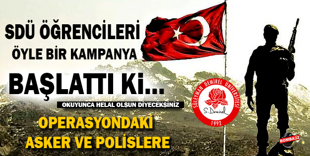SDÜ Öğrencileri Öyle Bir Kampanya Başlattı Ki...