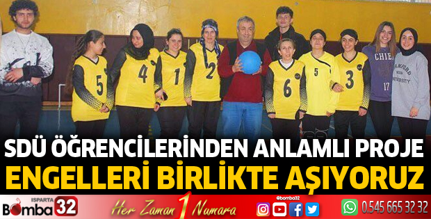 SDÜ öğrencilerinden anlamlı proje