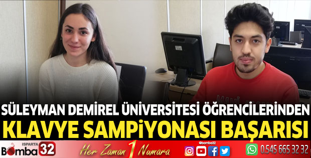 SDÜ öğrencilerinden klavye şampiyonası başarısı