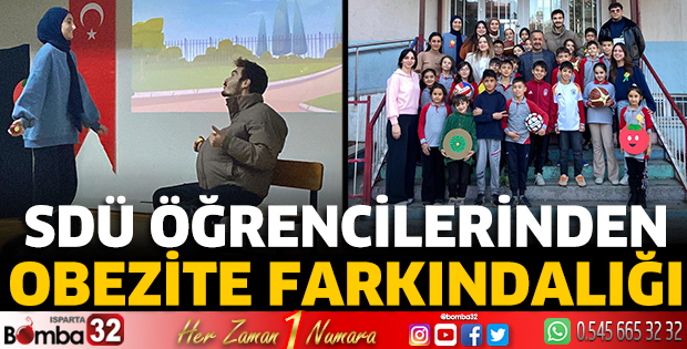 SDÜ öğrencilerinden Obezite Farkındalığı