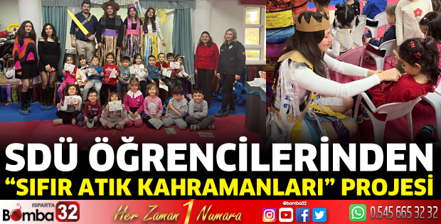 SDÜ öğrencilerinden Sıfır Atık Kahramanları projesi