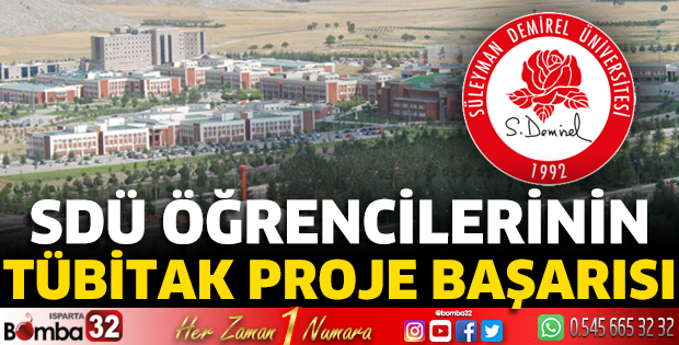 SDÜ öğrencilerinin TÜBİTAK proje başarısı