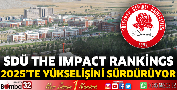 SDÜ THE Impact Rankings 2025’te Yükselişini Sürdürüyor