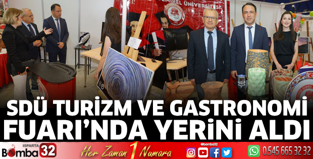 SDÜ Turizm ve Gastronomi Fuarı’nda yerini aldı