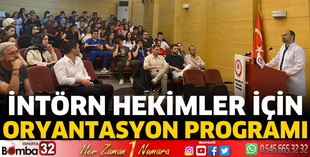 SDÜ’de Dönem 6 İntörn Eğitimi Başladı