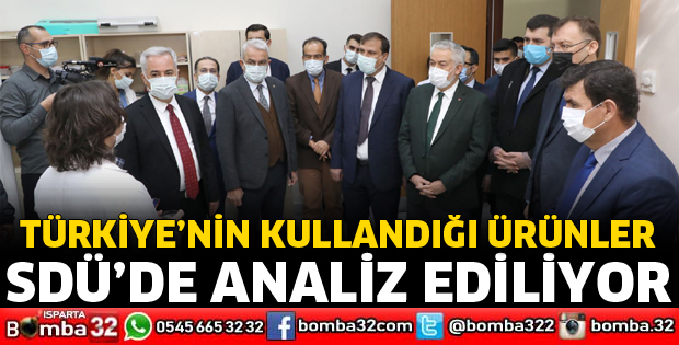 SDÜ’deki laboratuvar ülkemize hizmet veriyor