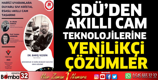 SDÜ’den Akıllı Cam Teknolojilerine Yenilikçi Çözümler