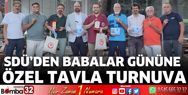 SDÜ’den Babalar Gününe özel tavla turnuva