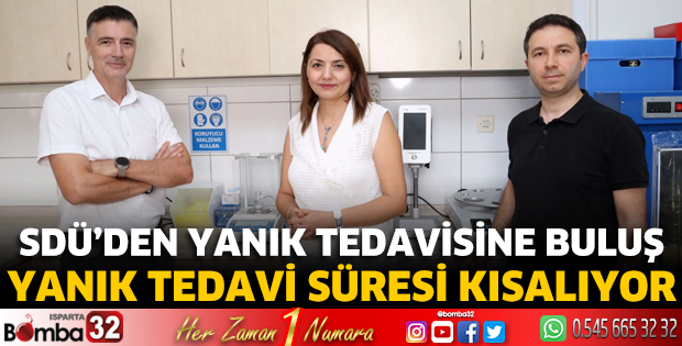 SDÜ’den İnovatif Yanık Tedavi Malzemesi