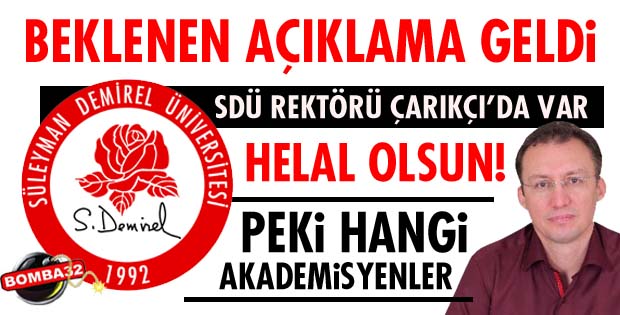 SDÜ’LÜ AKADEMİSYENLER TEPKİ BİLDİRİSİ YAYINLADI