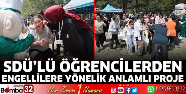 SDÜ’lü öğrencilerden engellilere yönelik anlamlı proje