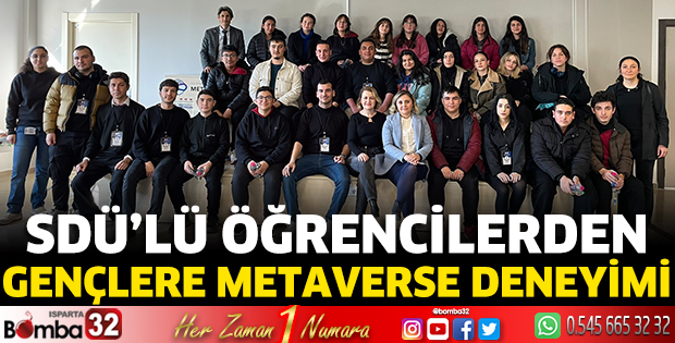 SDÜ’lü öğrencilerden gençlere Metaverse deneyimi