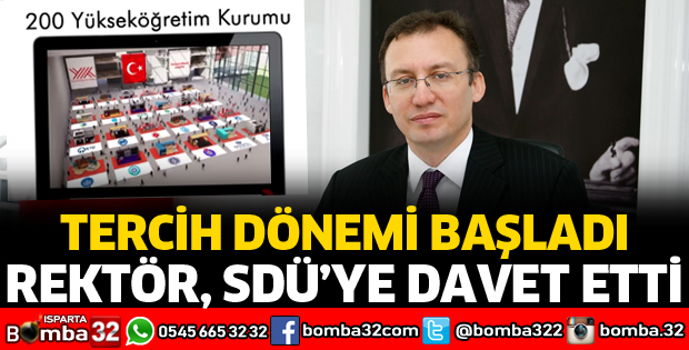 SDÜ’YE DAVET ETTİ