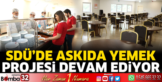 SDÜ'de Askıda Yemek Projesi devam ediyor