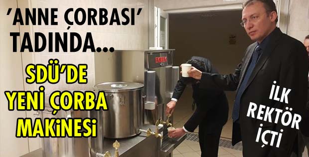 SDÜ'DE BARDAK ÇORBA HİZMETİ