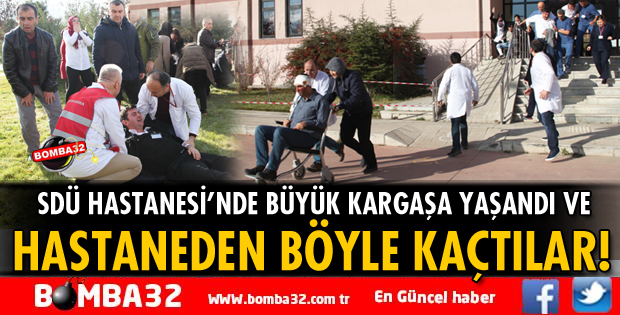 SDÜ'DE DEPREM VE YANGIN TATBİKATI