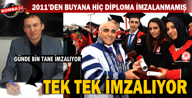 SDÜ'DE DİPLOMA ŞOKU!