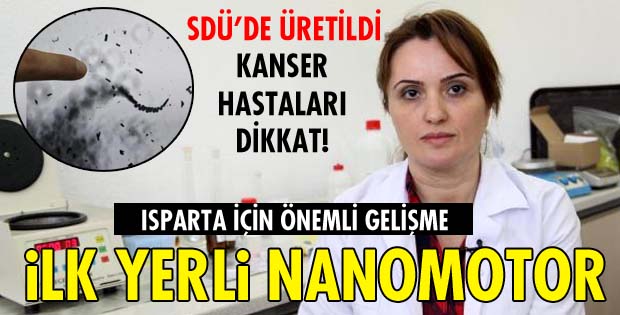 SDÜ'DE İLK YERLİ NANOMOTOR ÜRETİLDİ