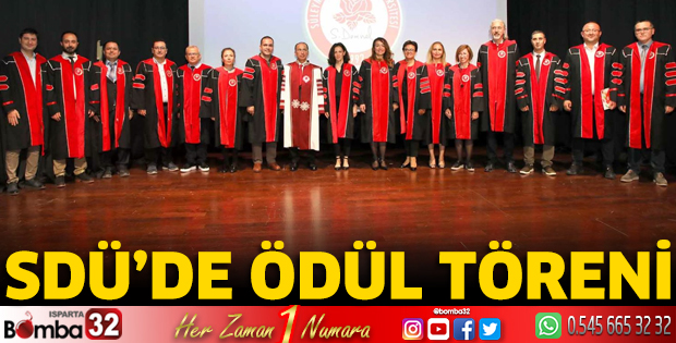 SDÜ'de ödül töreni