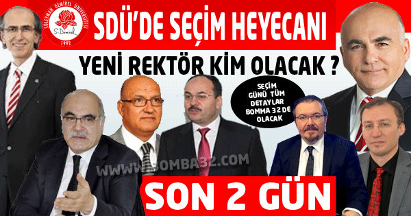 SDÜ'de Seçim Heyecanı