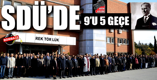 SDÜ'de Sirenler Çaldı
