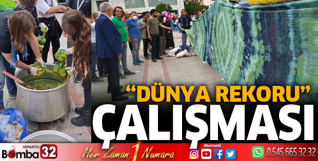SDÜ'den Dünya Rekoru çalışması