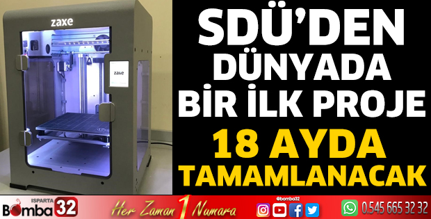 SDÜ'den dünyada bir ilk proje