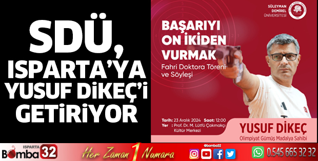 SDÜ'den Yusuf Dikeç'e Fahri Doktora Payesi 