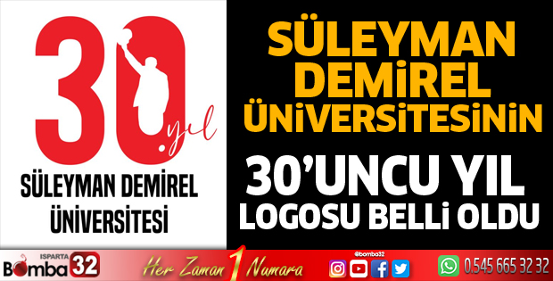 SDÜ'nün 30’uncu yıl logosu belli oldu