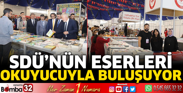 SDÜ'nün eserleri okuyucuyla buluşuyor