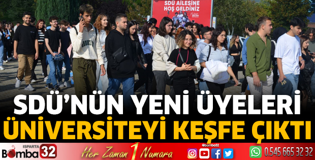 SDÜ'nün yeni üyeleri üniversitesini tanıyor