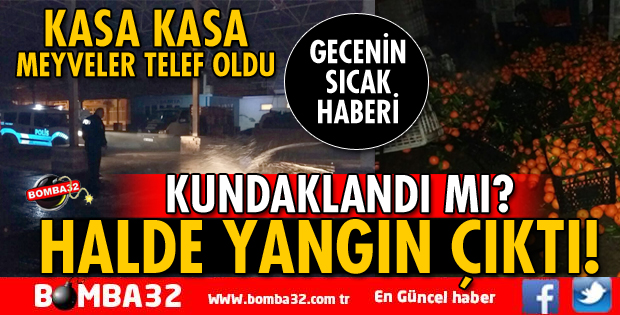 SEBZE PAZARINDA KUNDAKLAMA ŞÜPHESİ
