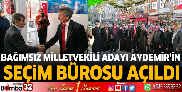 Seçim bürosu açıldı