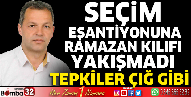 Seçim eşantiyonuna Ramazan kılıfı yakışmadı 