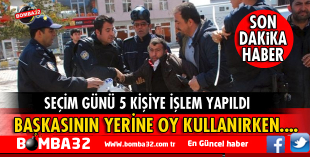 SEÇİM GÜNÜ ISPARTA'DA 5 KİŞİYE İŞLEM YAPILDI