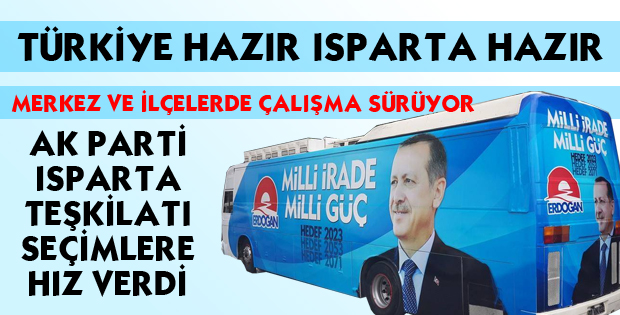 SEÇİM OTOBÜSÜ MEYDANLARA İNDİ