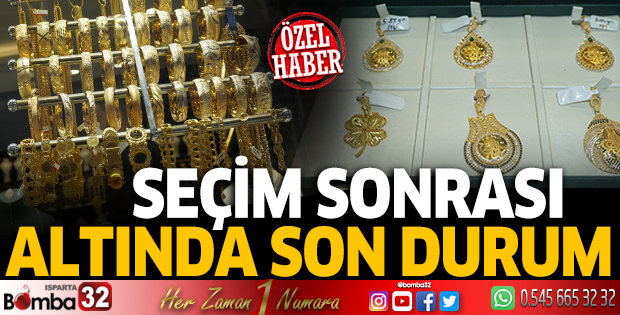Seçim sonrası altında son durum