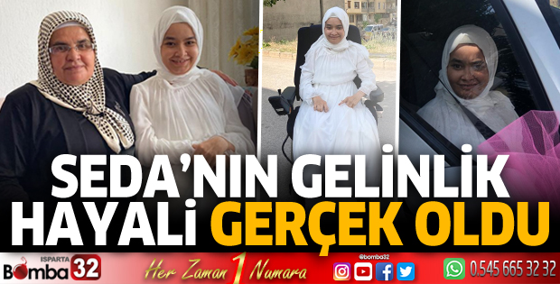 Seda'nın gelinlik hayali gerçek oldu