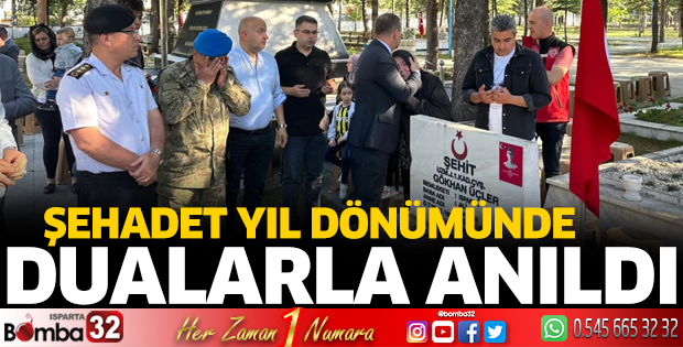 Şehadet yıldönümünde dualarla anıldı