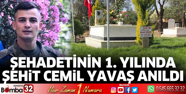 Şehadetinin 1. yılında anıldı