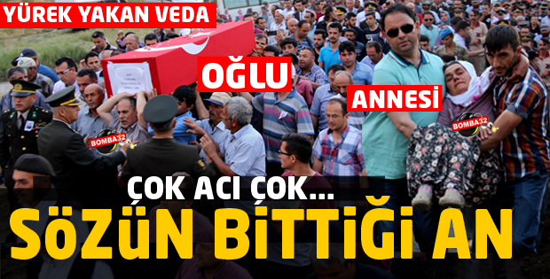 ŞEHİDİMİZE SON VEDA