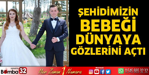 Şehidimizin erkek bebeği dünyaya geldi