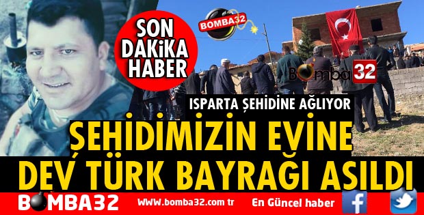 ŞEHİDİMİZİN EVİNE ACI HABER ULAŞTI