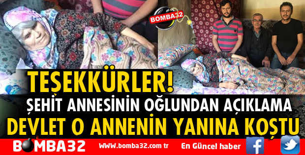 ŞEHİDİN ANNESİNİN OĞLU KONUŞTU