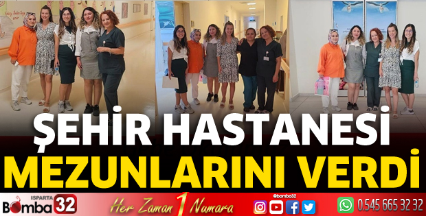 Şehir Hastanesi mezunlarını verdi