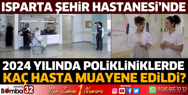 Şehir Hastanesi’nde geçen yıl kaç hasta muayene edildi?