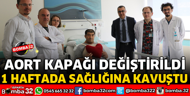 ŞEHİR HASTANESİNDE AORT KAPAK AMELİYATI YAPILDI