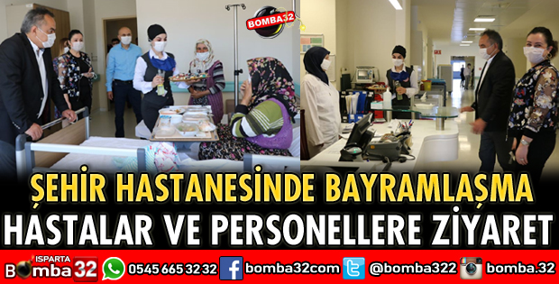ŞEHİR HASTANESİNDE BAYRAMLAŞMA